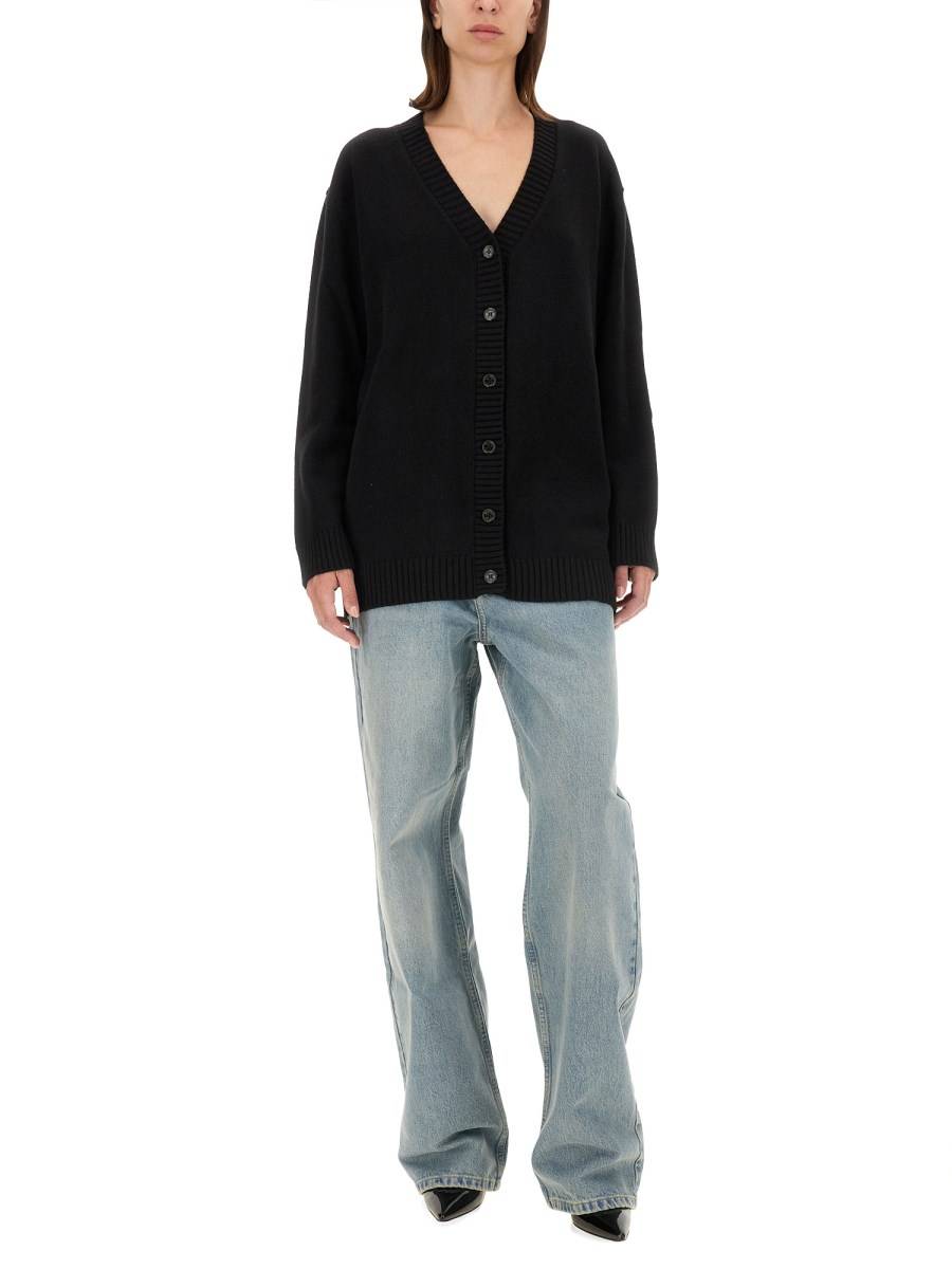 MOSCHINO JEANS CARDIGNA IN MAGLIA Fino al 55% di sconto