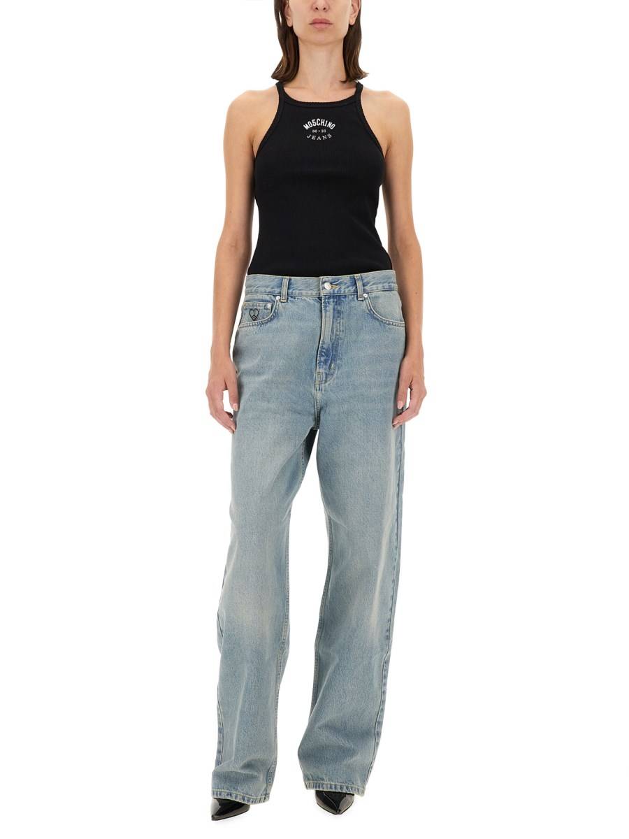 MOSCHINO JEANS PANTALONE IN DENIM 50% di sconto con spedizione gratuita