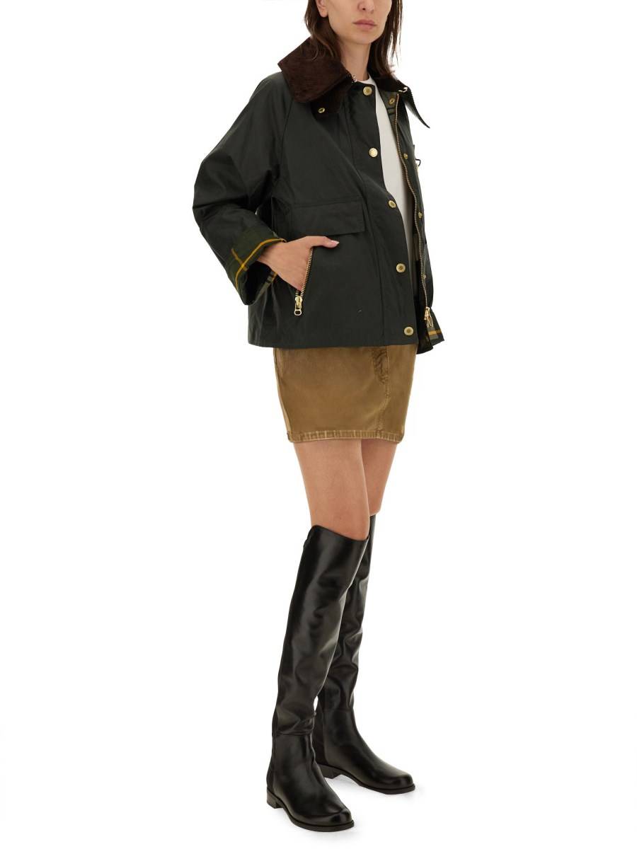 BARBOUR GIACCA CATTON IN COTONE CERATO Promozione