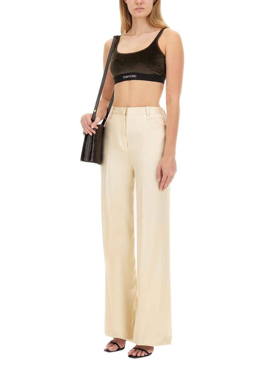 TOM FORD PANTALONE IN TWILL Spedizione Gratuita
