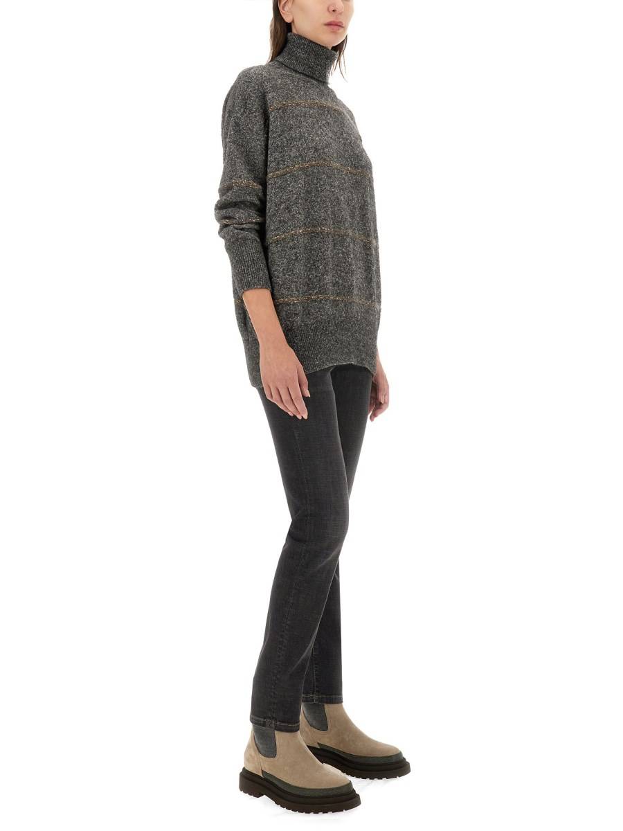 BRUNELLO CUCINELLI JEANS REGULAR FIT IN DENIM DI COTONE Shopping Online