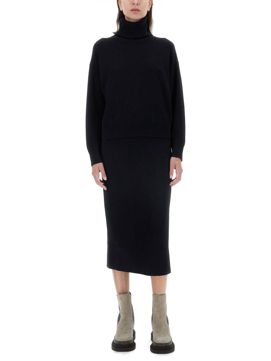 BRUNELLO CUCINELLI MAGLIA IN LANA CON COLLO ALTO Sconto