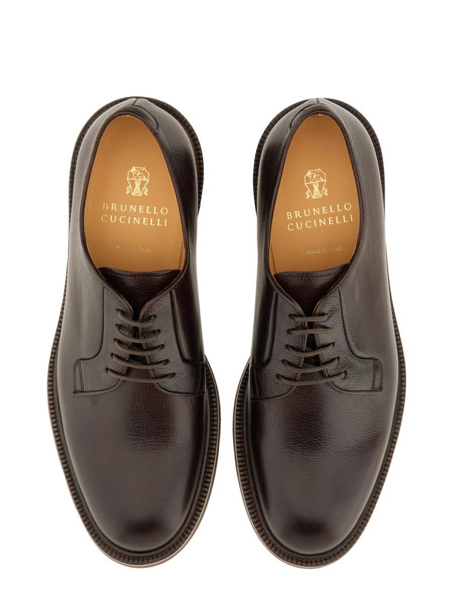 BRUNELLO CUCINELLI DERBY IN PELLE Spedizione gratuita