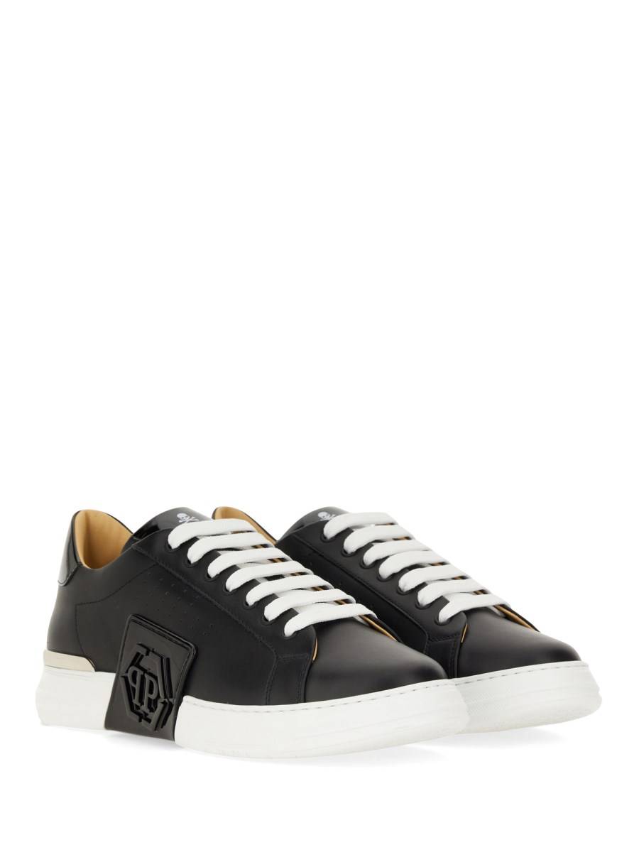 PHILIPP PLEIN SNEAKER IN PELLE CON LOGO Discount Store per i nuovi prodotti