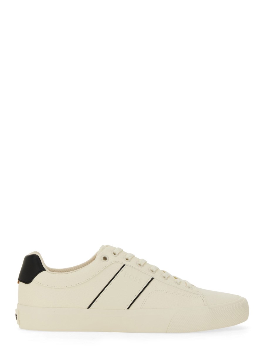 BOSS SNEAKER IN PELLE Super sconto