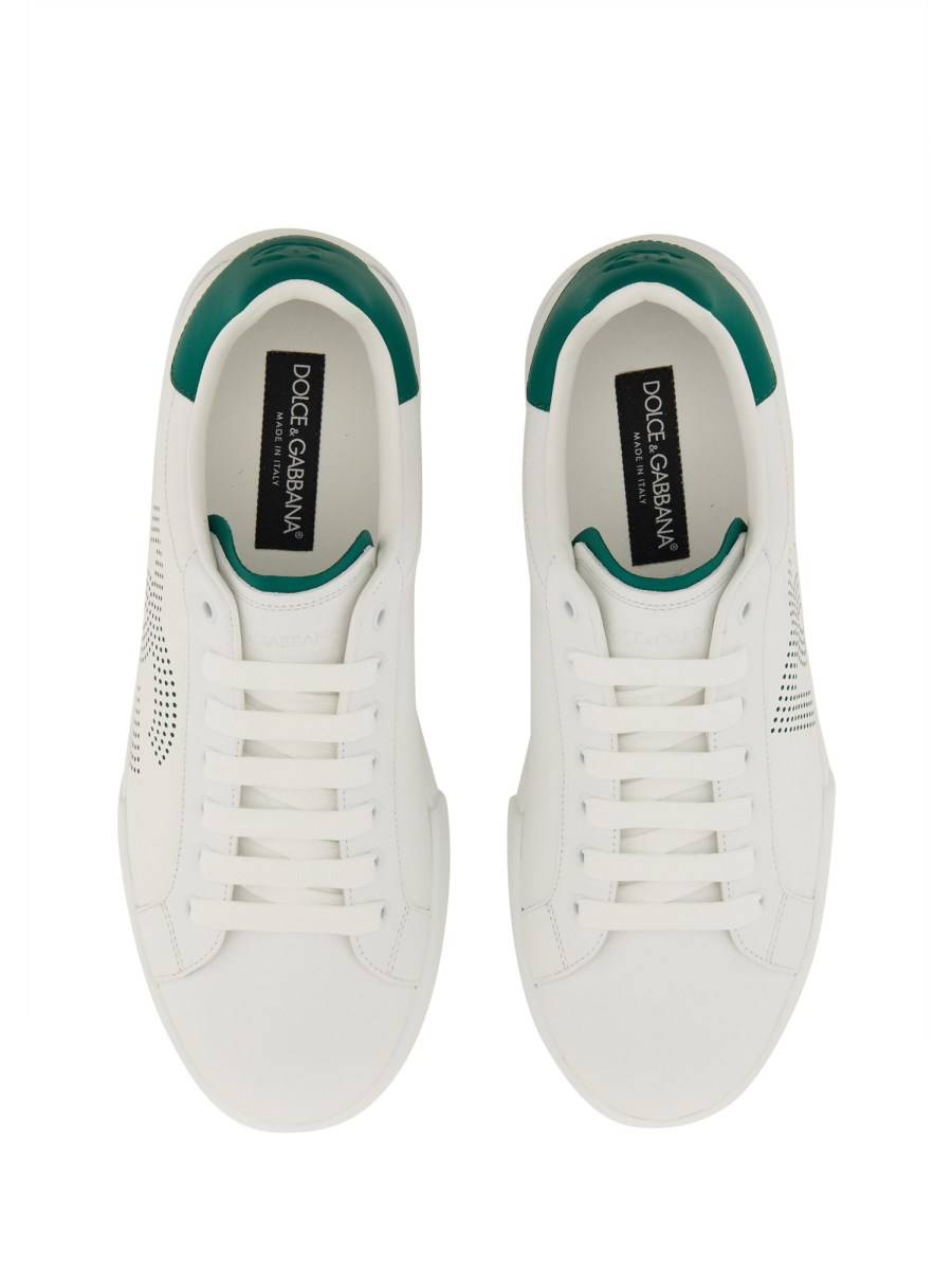 DOLCE & GABBANA SNEAKER "PORTOFINO" IN PELLE Soddisfazione Garantita