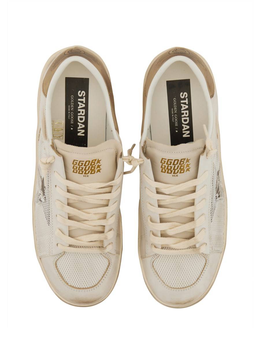 GOLDEN GOOSE SNEAKER "STARDAN" IN RETE E PELLE NABUK Offerta