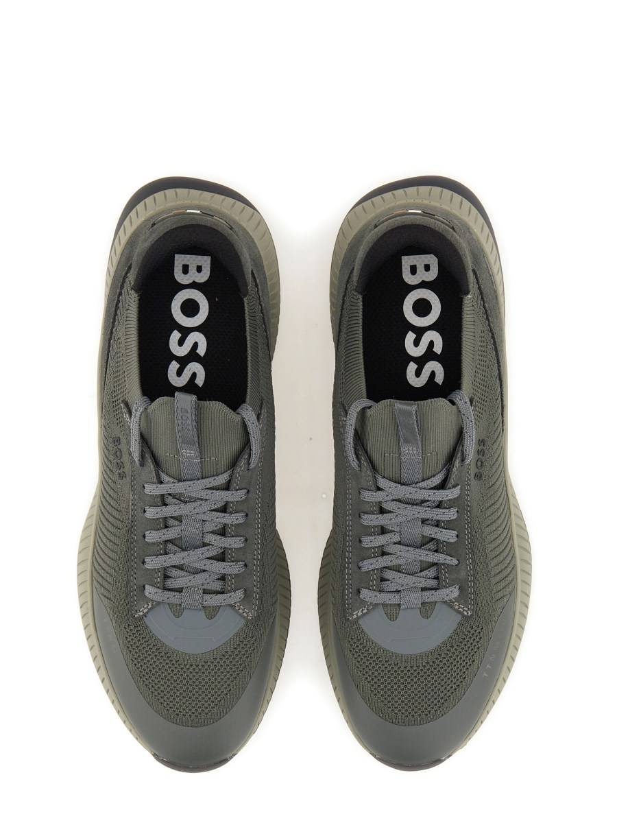 BOSS SNEAKER "TTNM EVO" CON TOMAIA IN MAGLIA Offerte