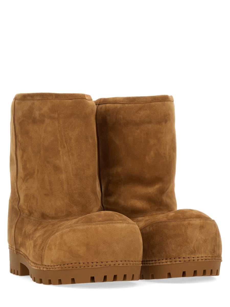 BALENCIAGA STIVALE "ALASKA" FUR IN PELLE Vendita Economica