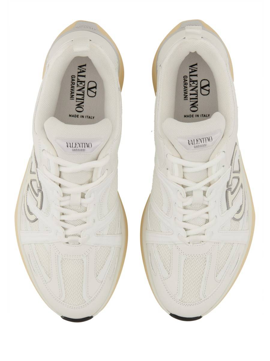 VALENTINO GARAVANI SNEAKER VLOGO EASYJOG IN VITELLO E TESSUTO Negozio online di fabbrica