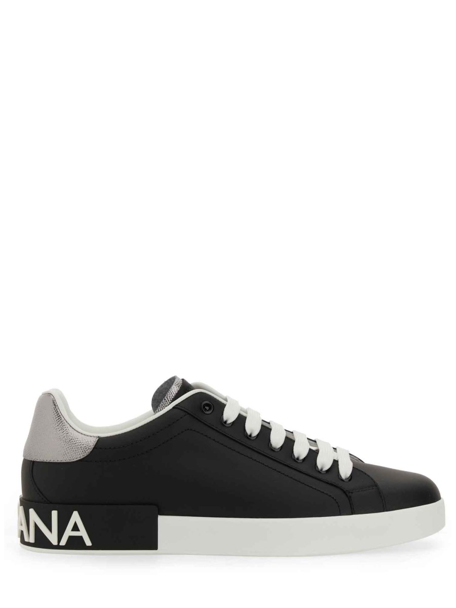 DOLCE & GABBANA SNEAKER PORTOFINO IN PELLE Offerta esclusiva