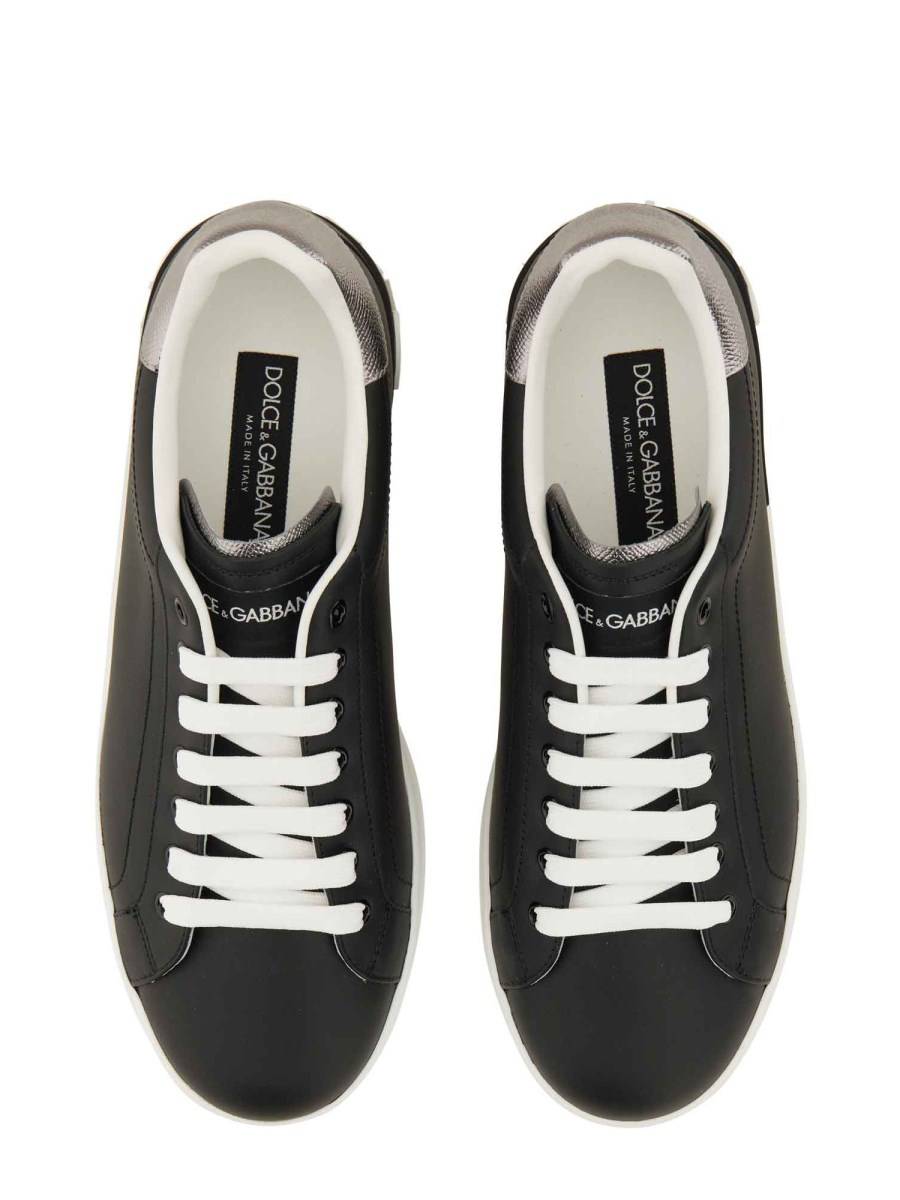 DOLCE & GABBANA SNEAKER PORTOFINO IN PELLE Offerta esclusiva
