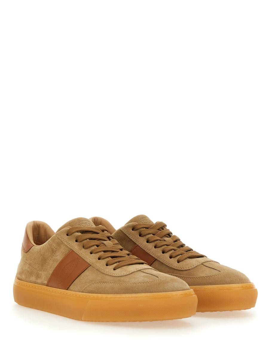 TOD&#39;S SNEAKER IN PELLE CON LOGO Vendita calda