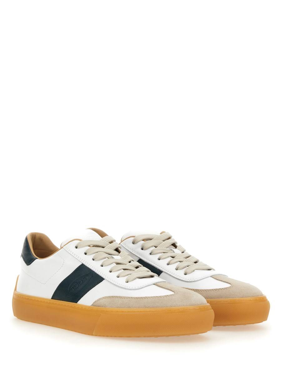TOD&#39;S SNEAKER IN PELLE CON LOGO Latest fashion