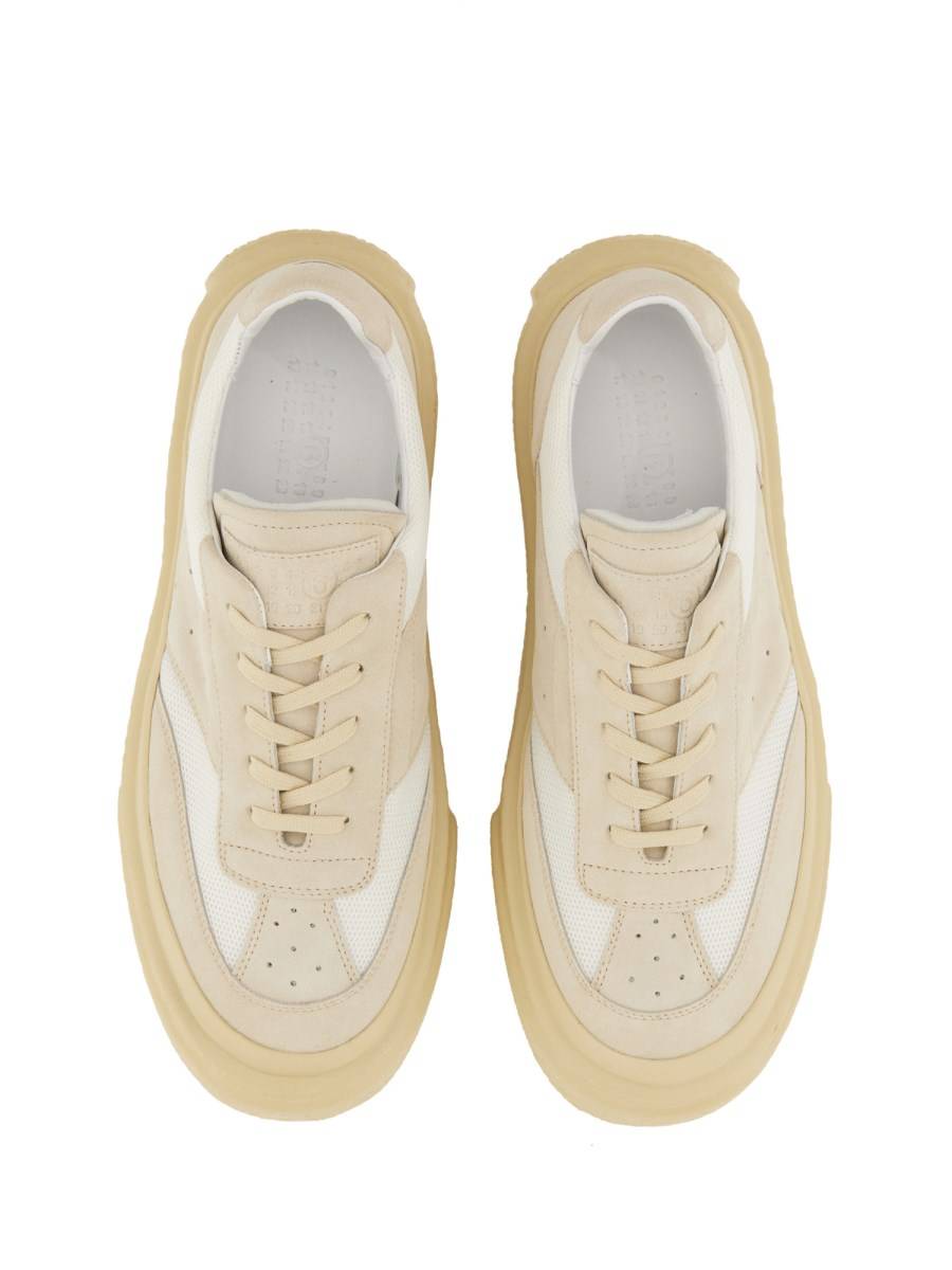 MM6 MAISON MARGIELA SNEAKER CHUNKY GAMBETTA IN PELLE Offerta temporanea