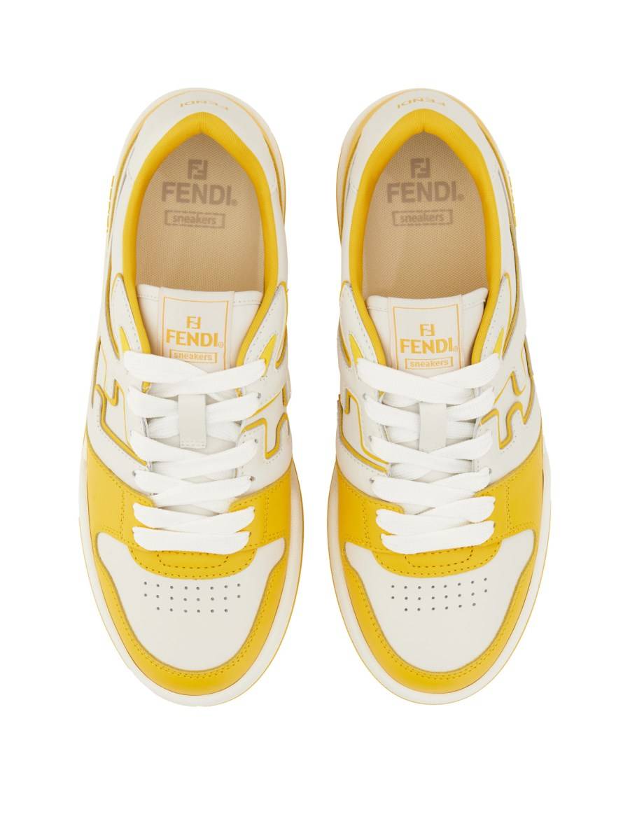 FENDI SNEAKER "MATCH" IN PELLE Ritorno libero