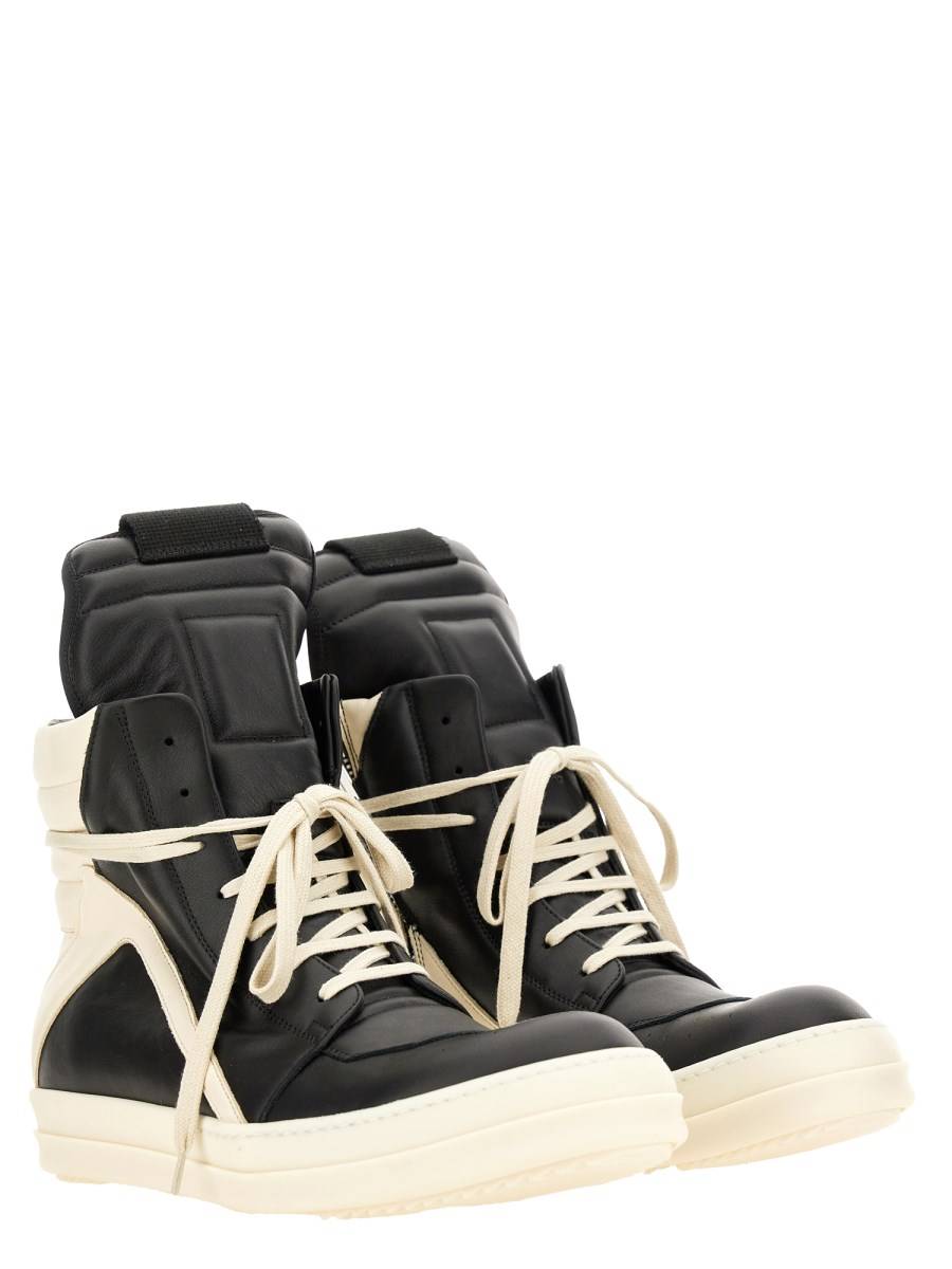 RICK OWENS SNEAKER "GEOBASKET" IN PELLE Fino al 55% di sconto