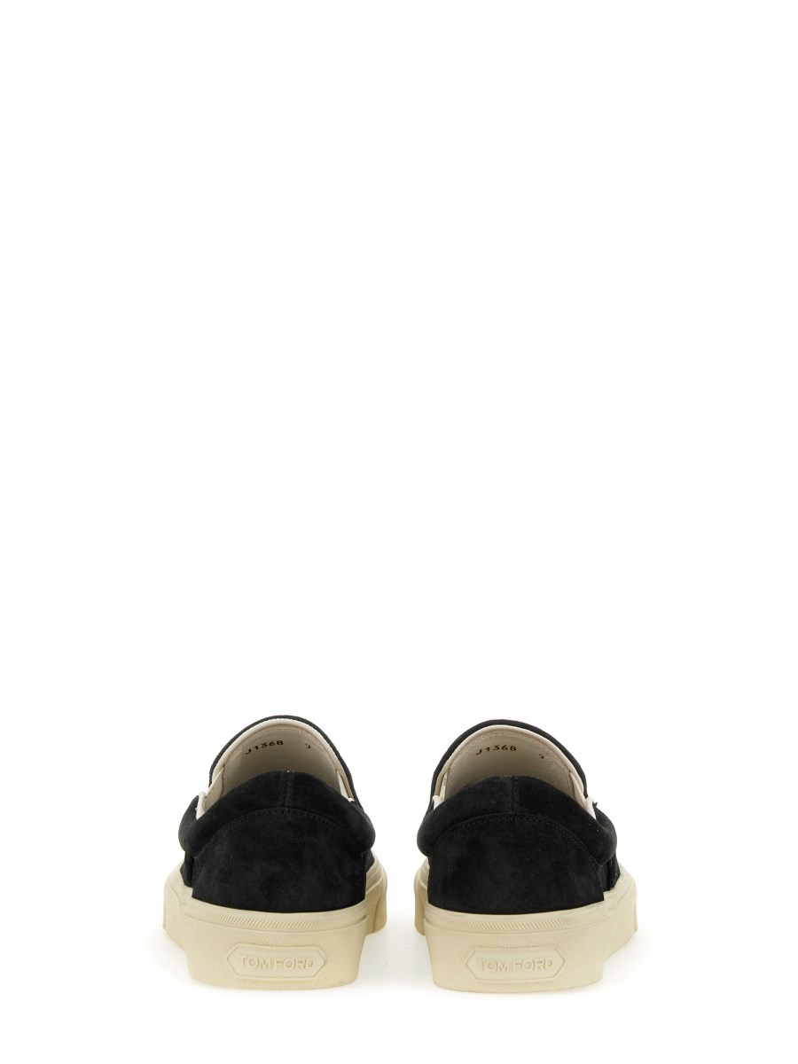 TOM FORD SNEAKER SLIP-ON IN SUEDE Black Friday Prezzi
