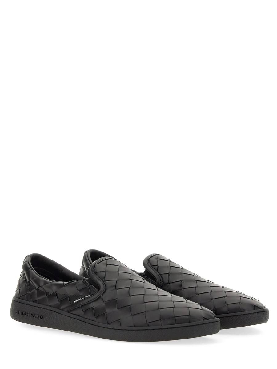 BOTTEGA VENETA SNEAKER "SAWYER" IN PELLE CON MOTIVO INTRECCIATO Soddisfazione Garantita