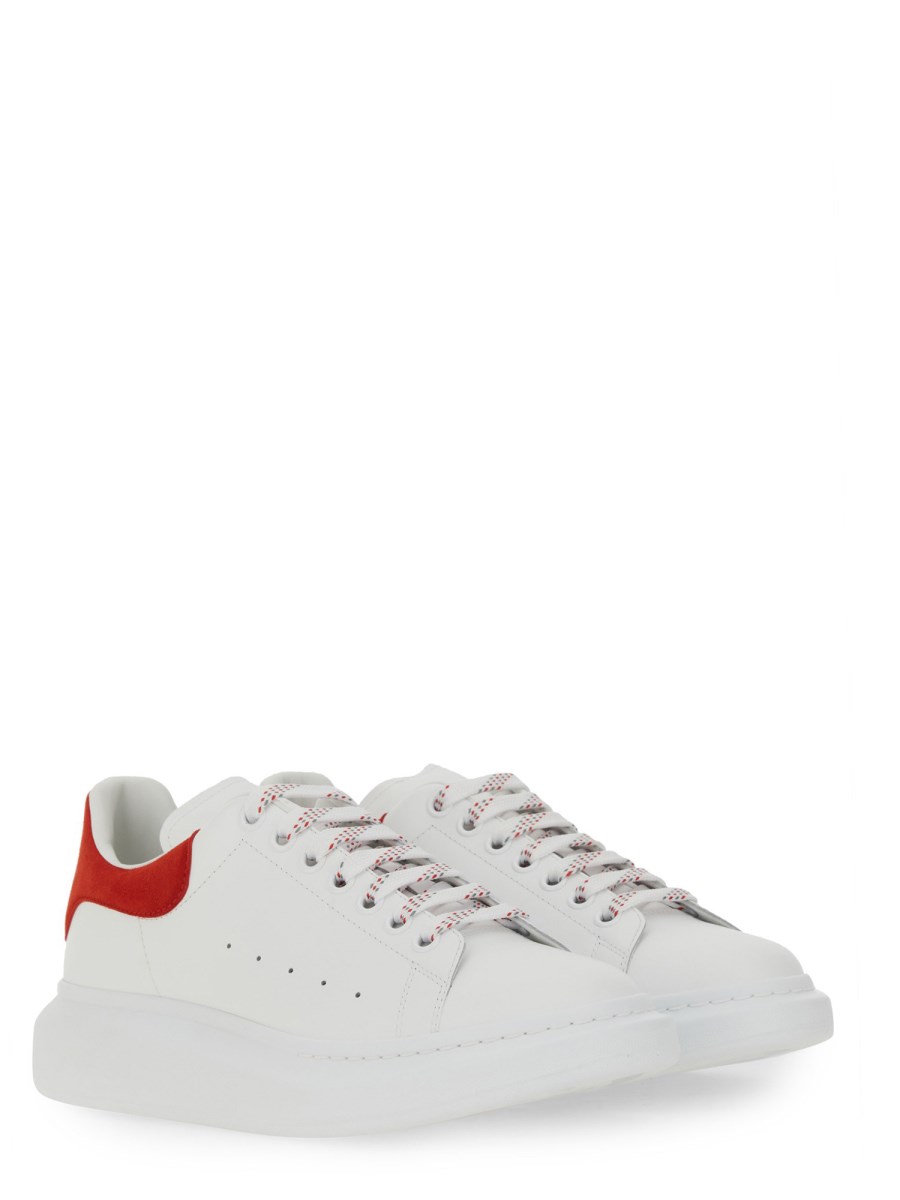ALEXANDER McQUEEN SNEAKER OVERSIZE IN PELLE In Vendita