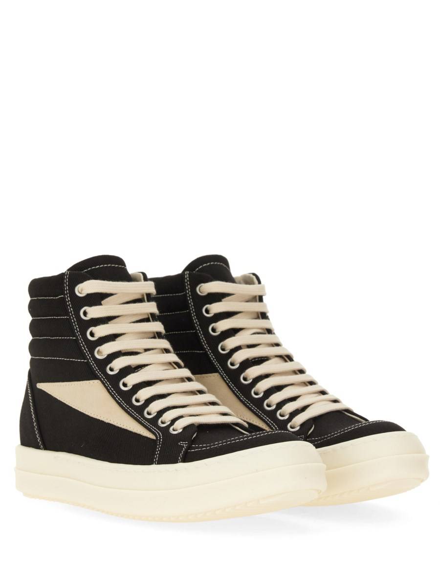 RICK OWENS DRKSHDW SNEAKER CON LOGO IN TELA DI COTONE Offerta natalizia