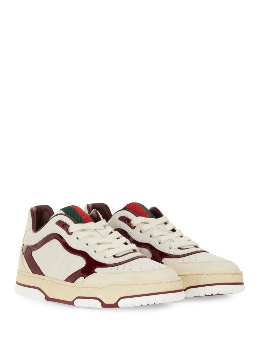 GUCCI SNEAKER GUCCI RE-WEB IN PELLE Offerta San Valentino