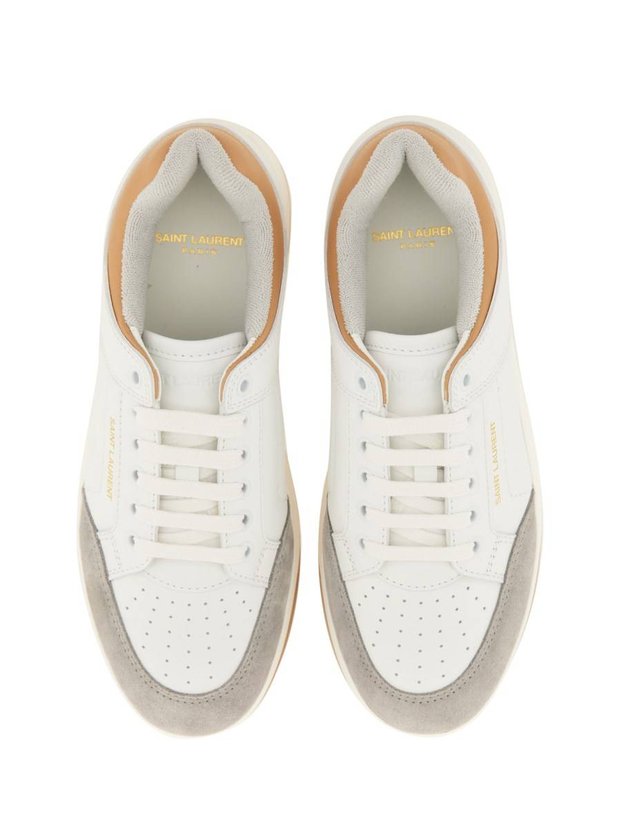SAINT LAURENT SNEAKER SL/61 IN PELLE LISCIA E SUEDE Smaltimento dello stoccaggio