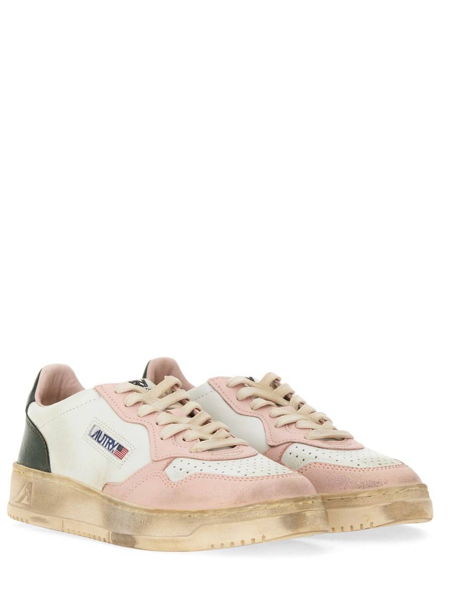 AUTRY SNEAKER SUPER VINTAGE IN PELLE CON LOGO Latest stili
