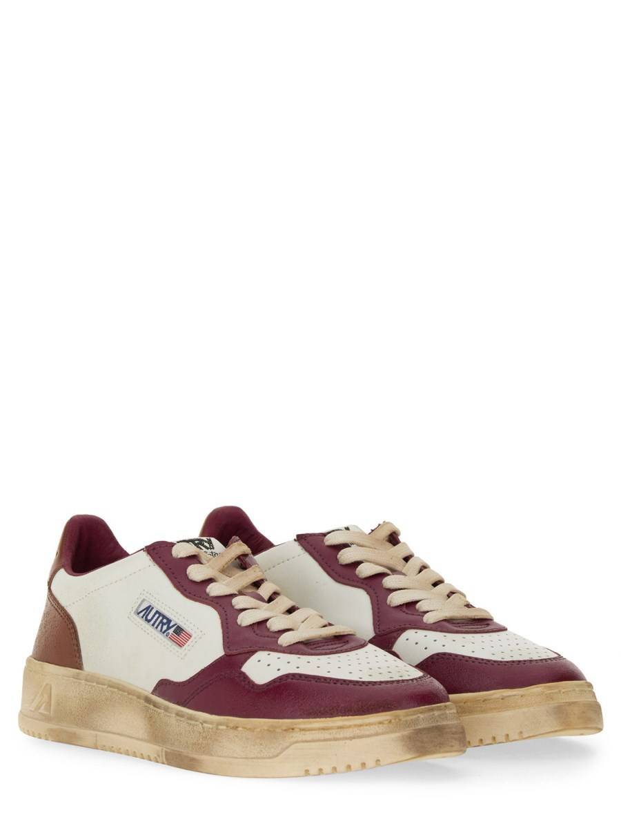 AUTRY SNEAKER SUPER VINTAGE IN PELLE CON LOGO Ultimi due giorni