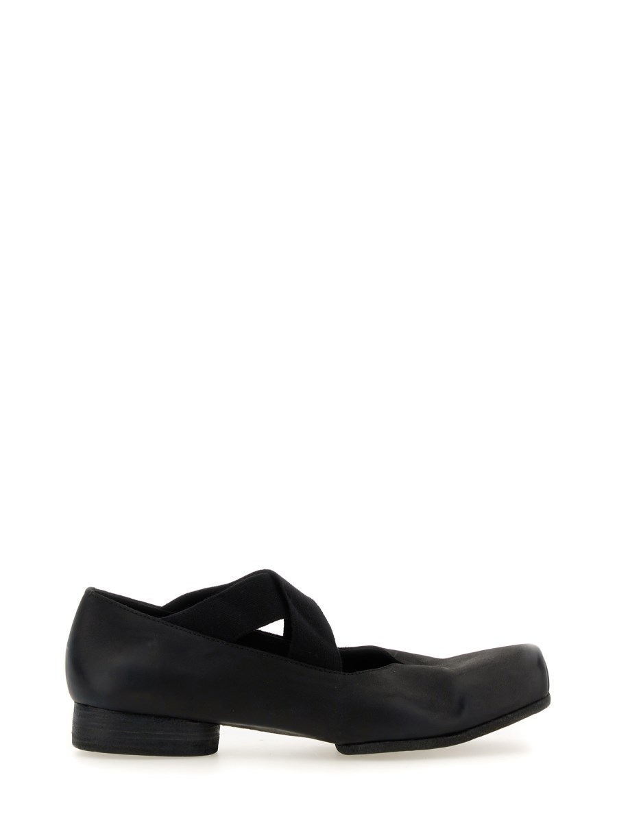 UMA WANG BALLERINA IN PELLE CON FASCE ELASTICHE 50% di sconto con spedizione gratuita