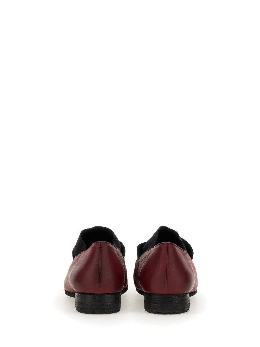 UMA WANG BALLERINA IN PELLE CON FASCE ELASTICHE Trasporto libero internazionale