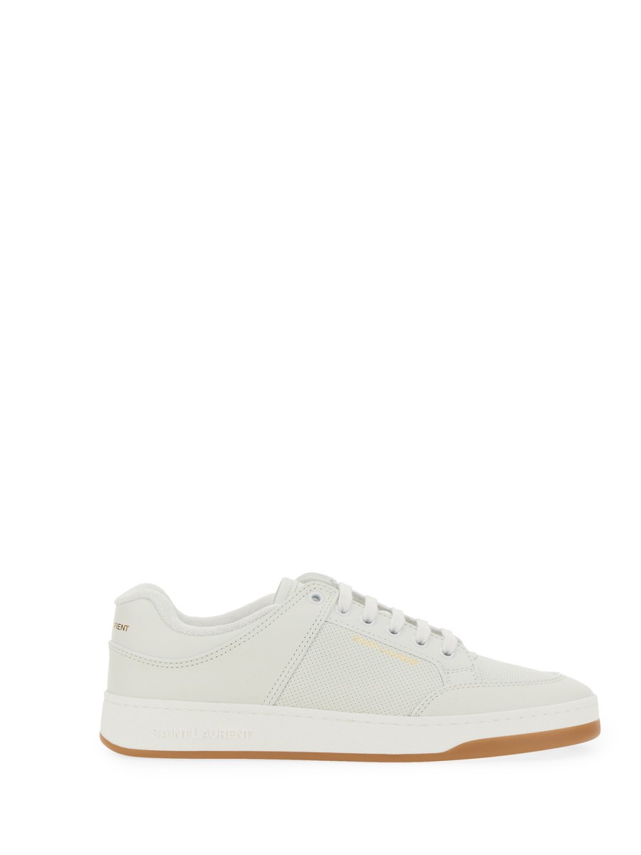 SAINT LAURENT SNEAKER LOW TOP "SL61" IN PELLE TRAFORATA Sconti questo mese