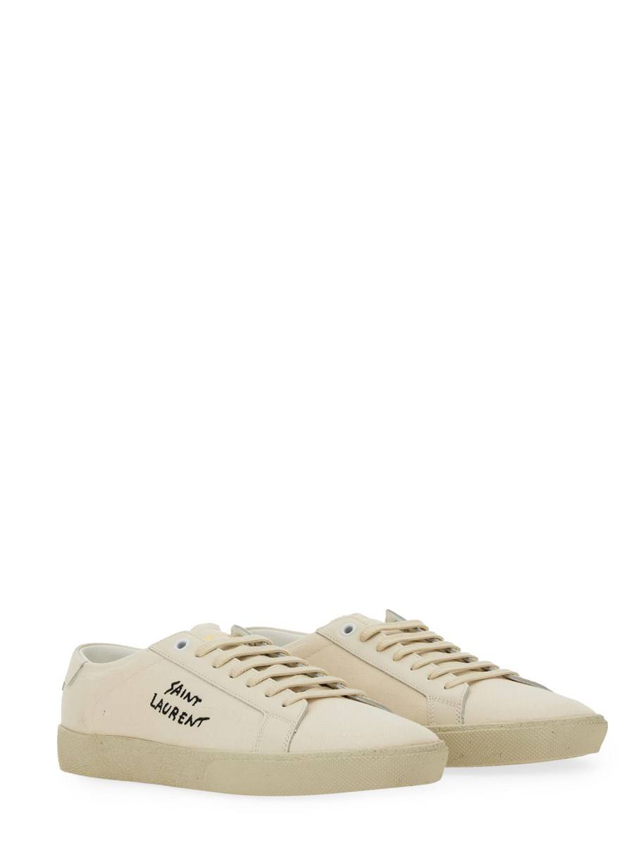 SAINT LAURENT SNEAKER COURT SL/066 CON LOGO RICAMATO Italy