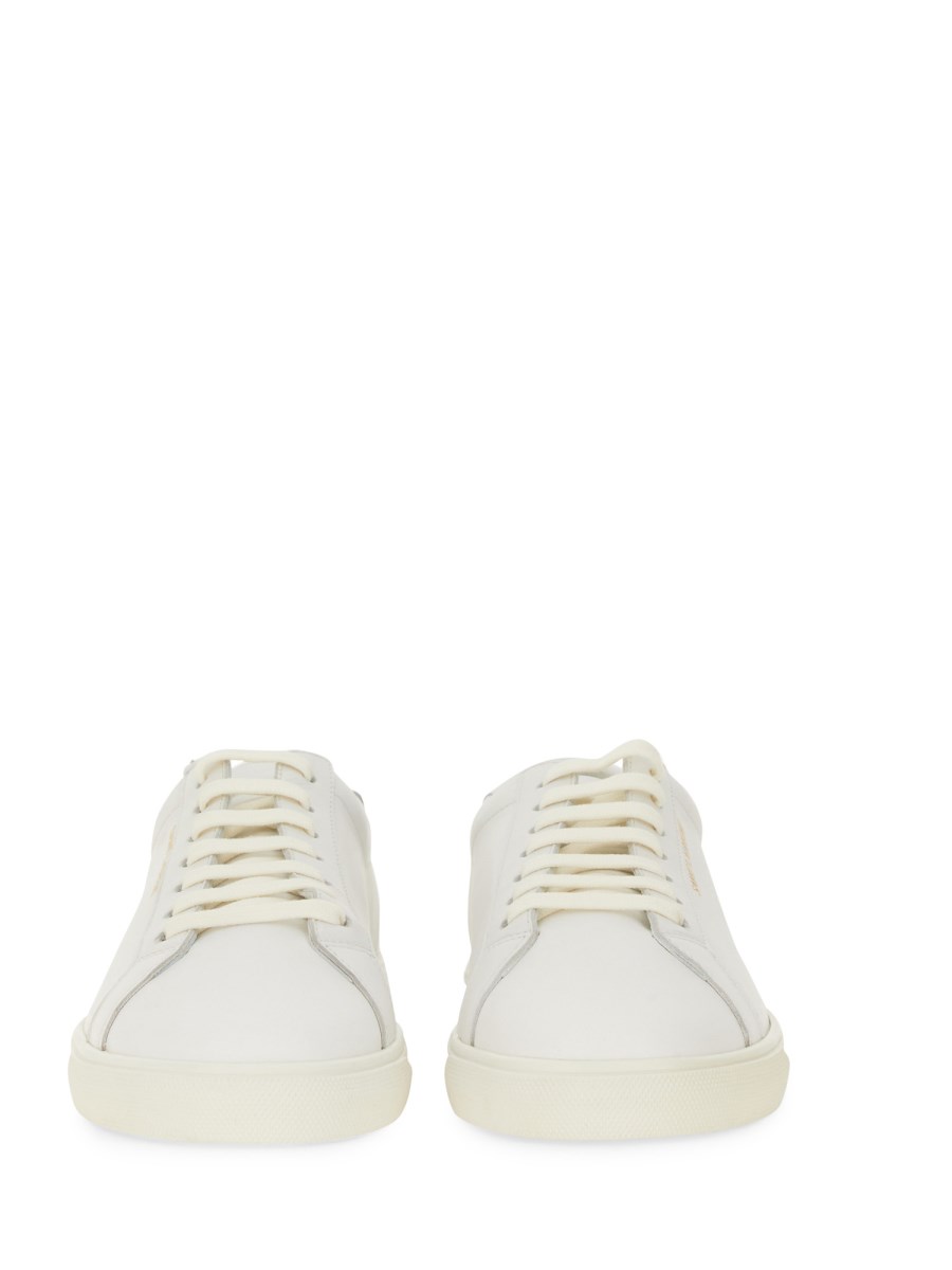 SAINT LAURENT SNEAKERS BASSE ANDY IN PELLE Italia