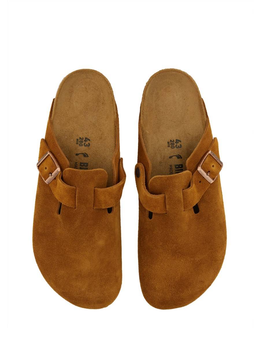 BIRKENSTOCK SABOT "BOSTON" IN SUEDE Latest fashion
