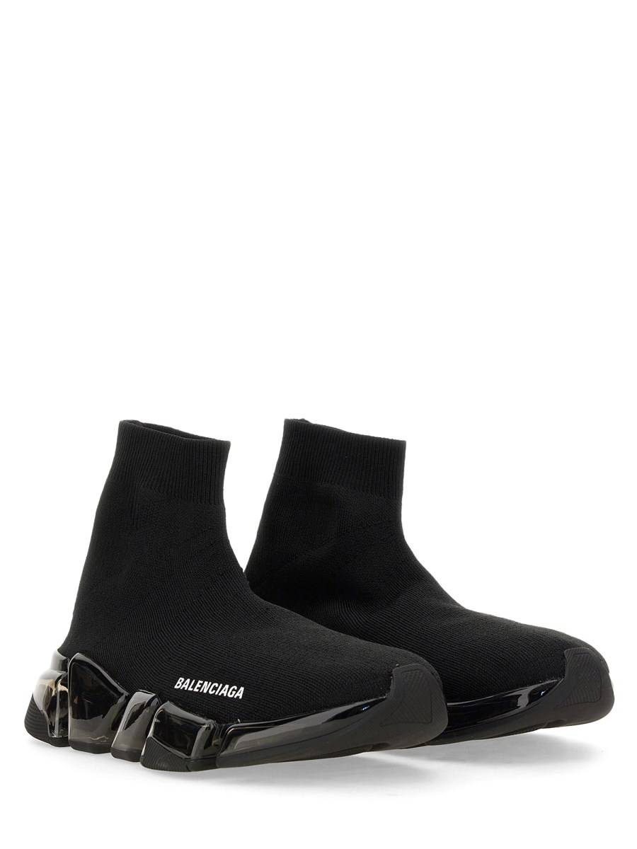 BALENCIAGA SNEAKER SPEED 2.0 FULL CLEAR SOLE IN MAGLIA RICICLATA Nuovi prodotti