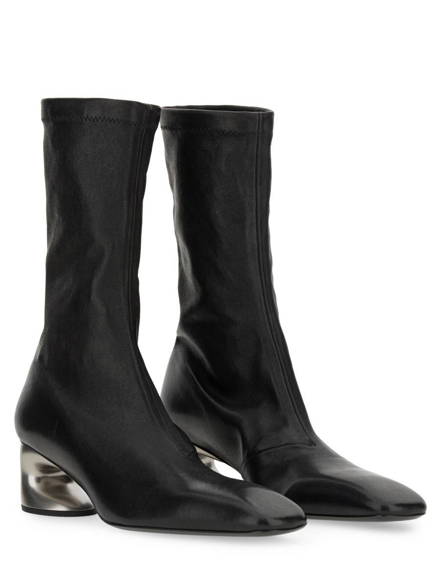 JIL SANDER STIVALETTO IN PELLE Comprane uno, ottenene uno gratis