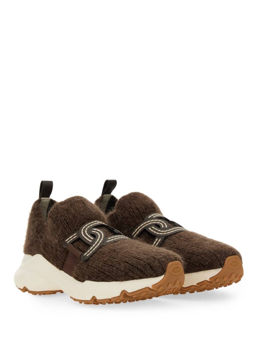 TOD&#39;S SNEAKER CON LOGO IN MAGLIA Italy