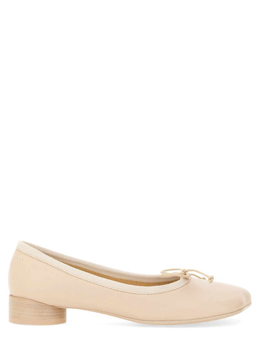 MM6 MAISON MARGIELA BALLERINE ANATOMICHE CLASSICHE IN PELLE Spedizione Gratuita