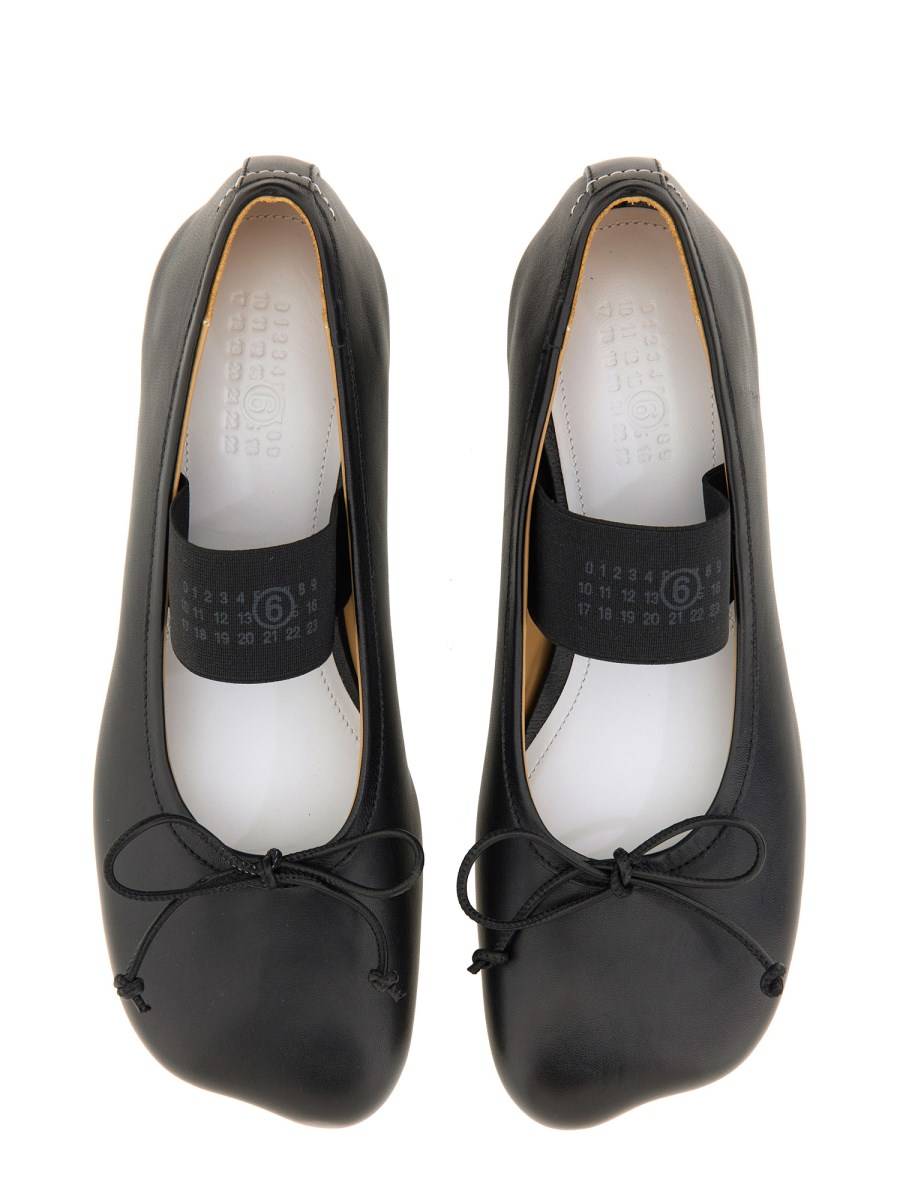 MM6 MAISON MARGIELA BALLERINA ANATOMIC IN PELLE Pezzi Unici