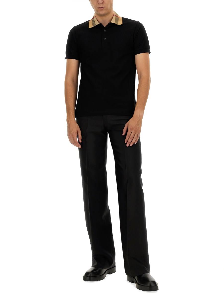 BURBERRY POLO IN COTONE Hotsell