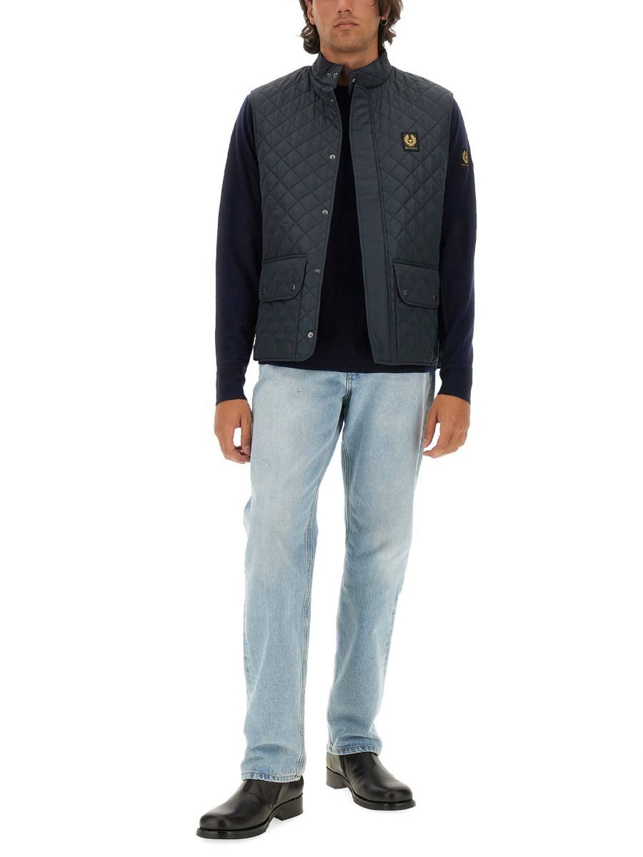 BELSTAFF GILET ICON IN NYLON TRAPUNTATO Comprare a buon mercato
