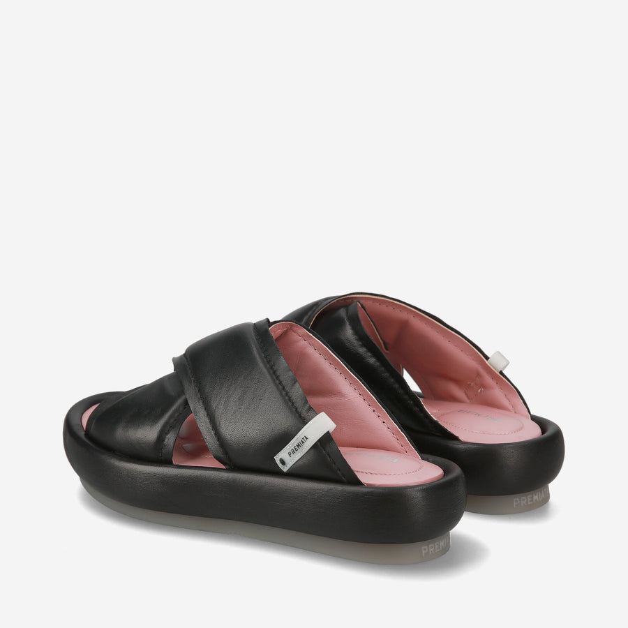 Premiata Sandali soft M6726A con zeppa in nappa imbottita Vendita Calda