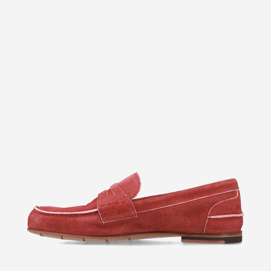 Premiata Mocassini M6780B in suede cardinale Fornitura limitata