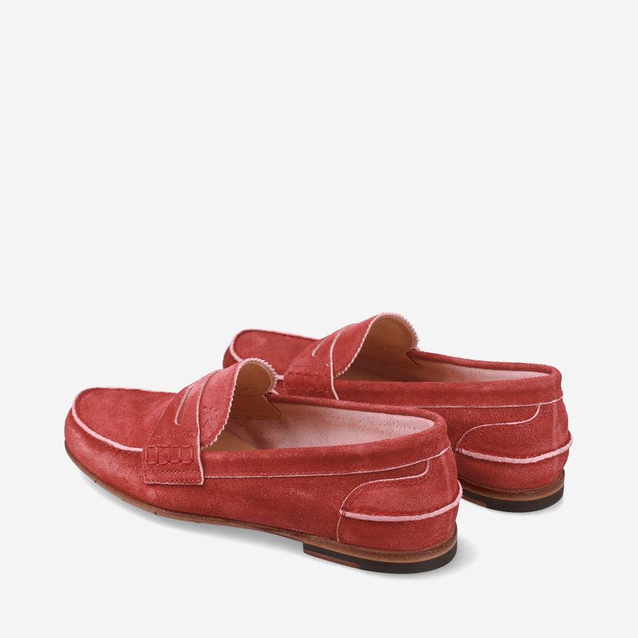 Premiata Mocassini M6780B in suede cardinale Fornitura limitata
