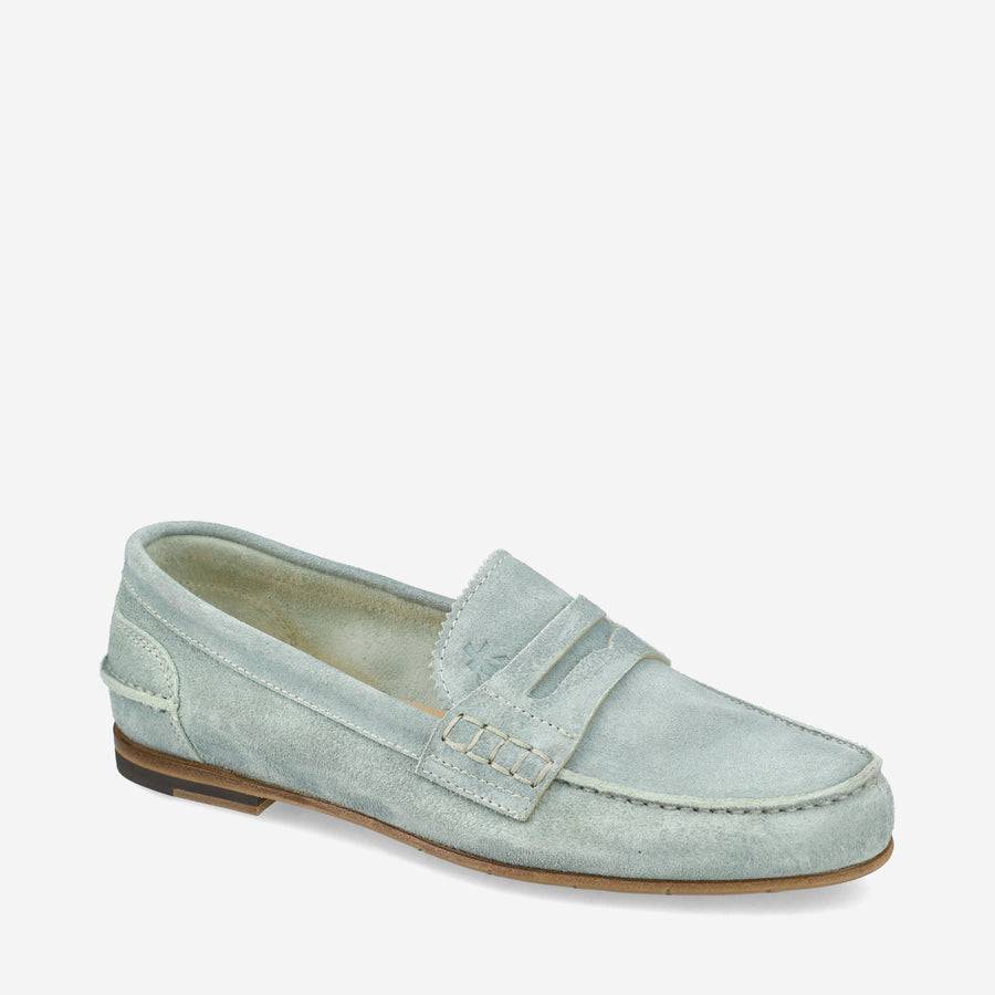 Premiata Mocassini M6780A in suede alga Shopping online