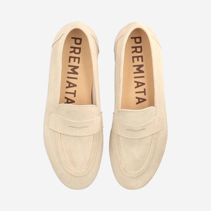 Premiata Mocassini M6781B in suede cappuccino Offerta esclusiva