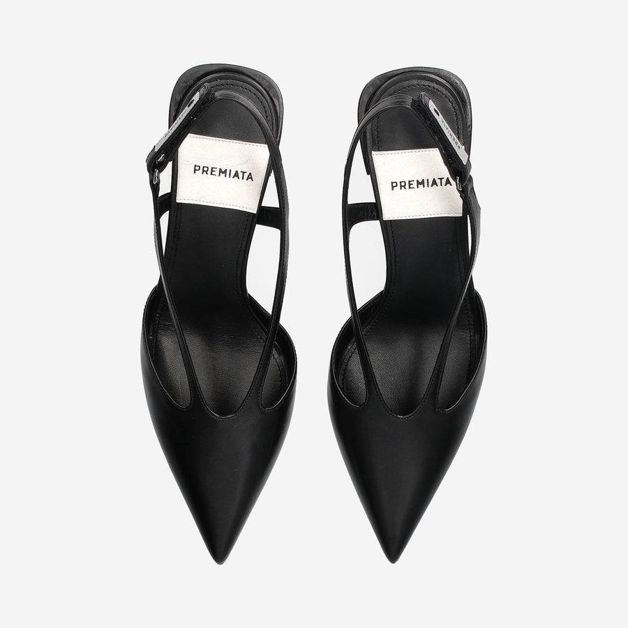 Premiata Décolleté slingback M6425A in vitello Offerta temporanea