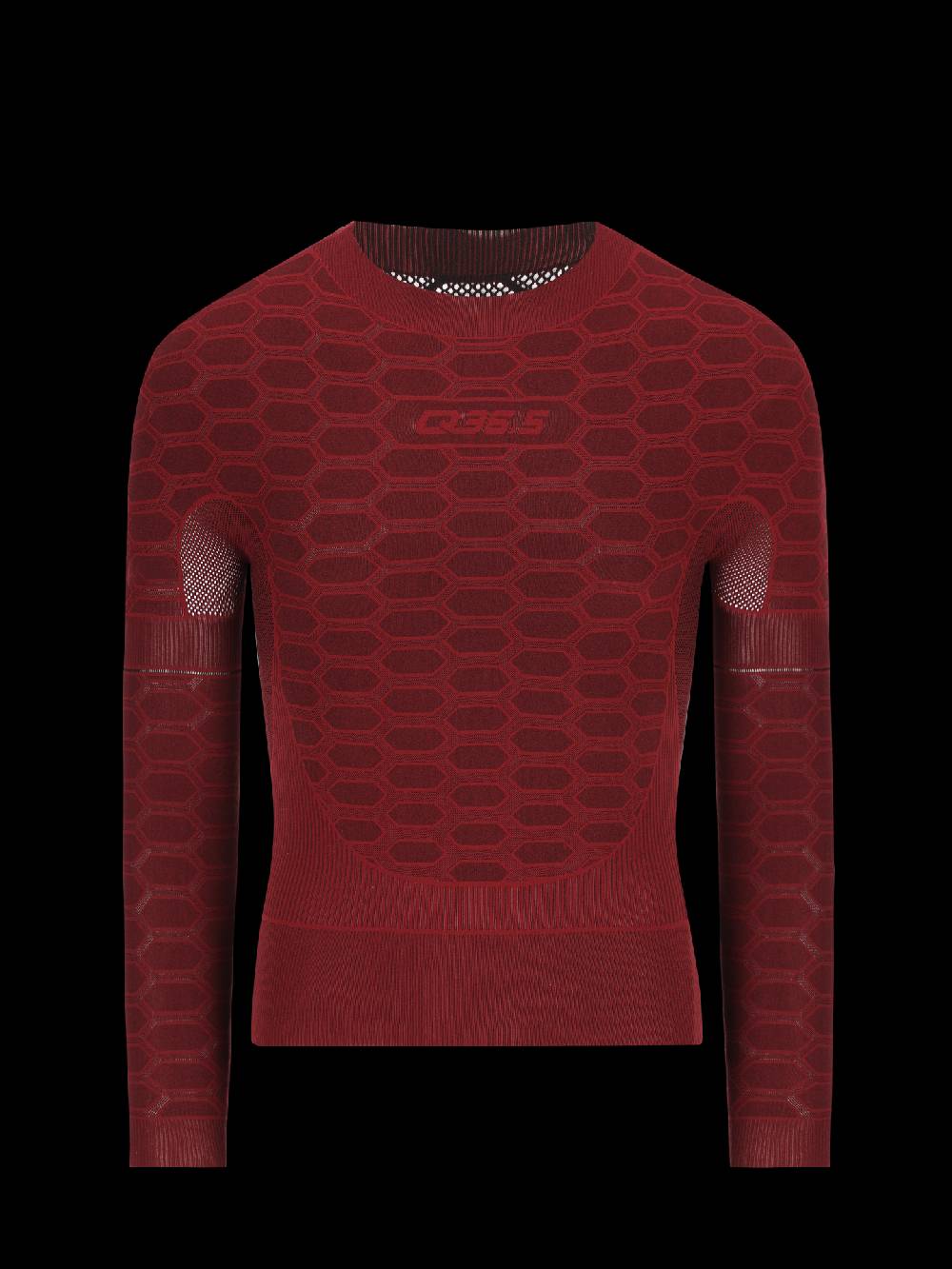 Q36.5 Intimo 3 Maniche Lunghe Rosso Siena In Linea