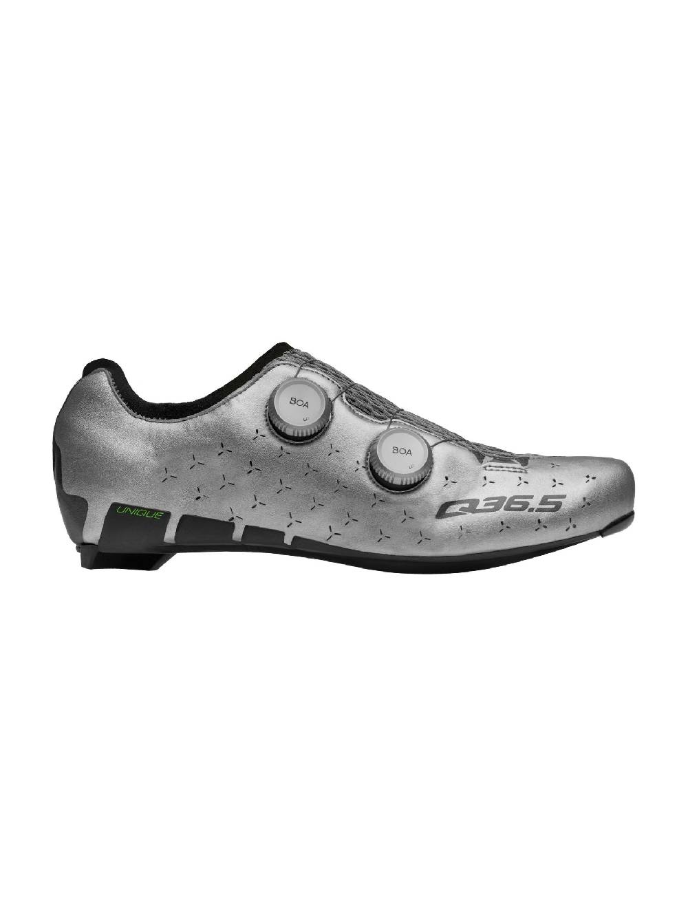 Q36.5 Unique Scarpe Strada Grigio Argento Convenienza